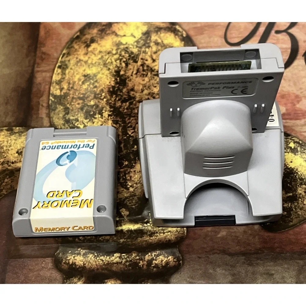 Nintendo 64 TremorPak Plus With Memory Card Performance (Missing Back)